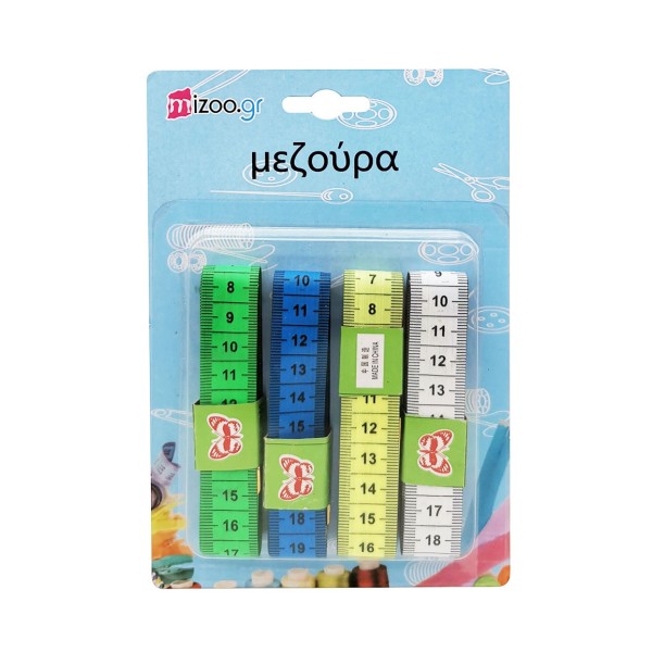 MIZOO ΜΕΖΟΥΡΕΣ ΡΑΠΤΙΚΗΣ ΧΡΩΜΑΤΙΣΤΕΣ 4ΤΜΧ 1222-42